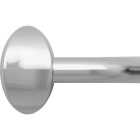 Zenith Zenna Home Curved 60 In. To 72 In. Adjustable Fixed Shower Rod in Chrome Image 5