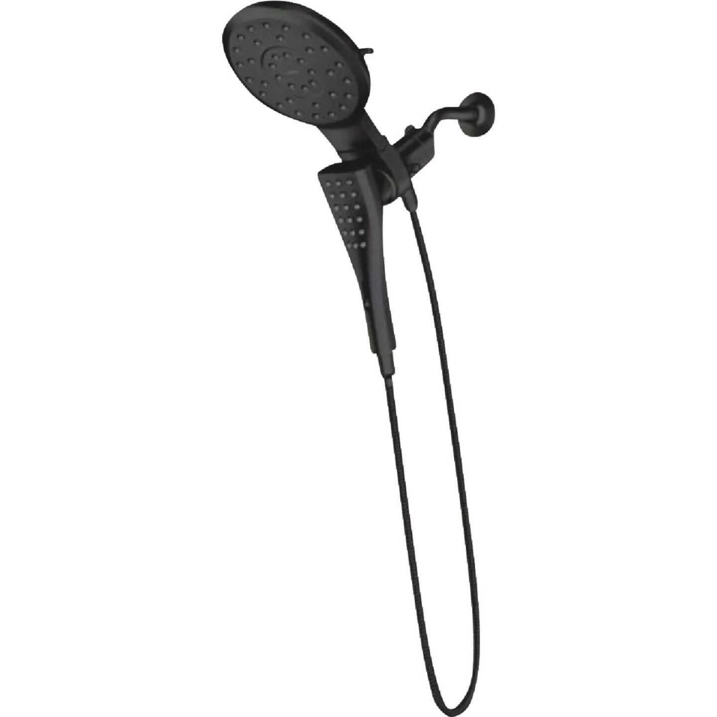 Moen Verso 8-Spray 1.75 GPM Combo Handheld Shower Head with Infiniti Dial, Matte Black Image 1