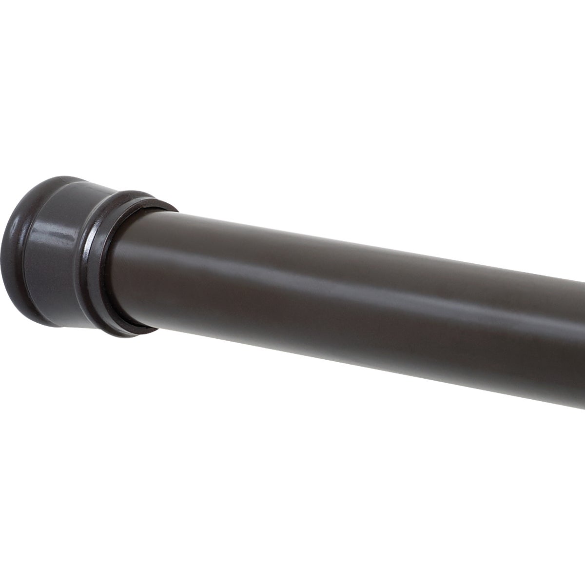 Zenith Zenna Home Straight 41 In. To 72 In. Adjustable Tension Shower Rod in Oil Rubbed Bronze