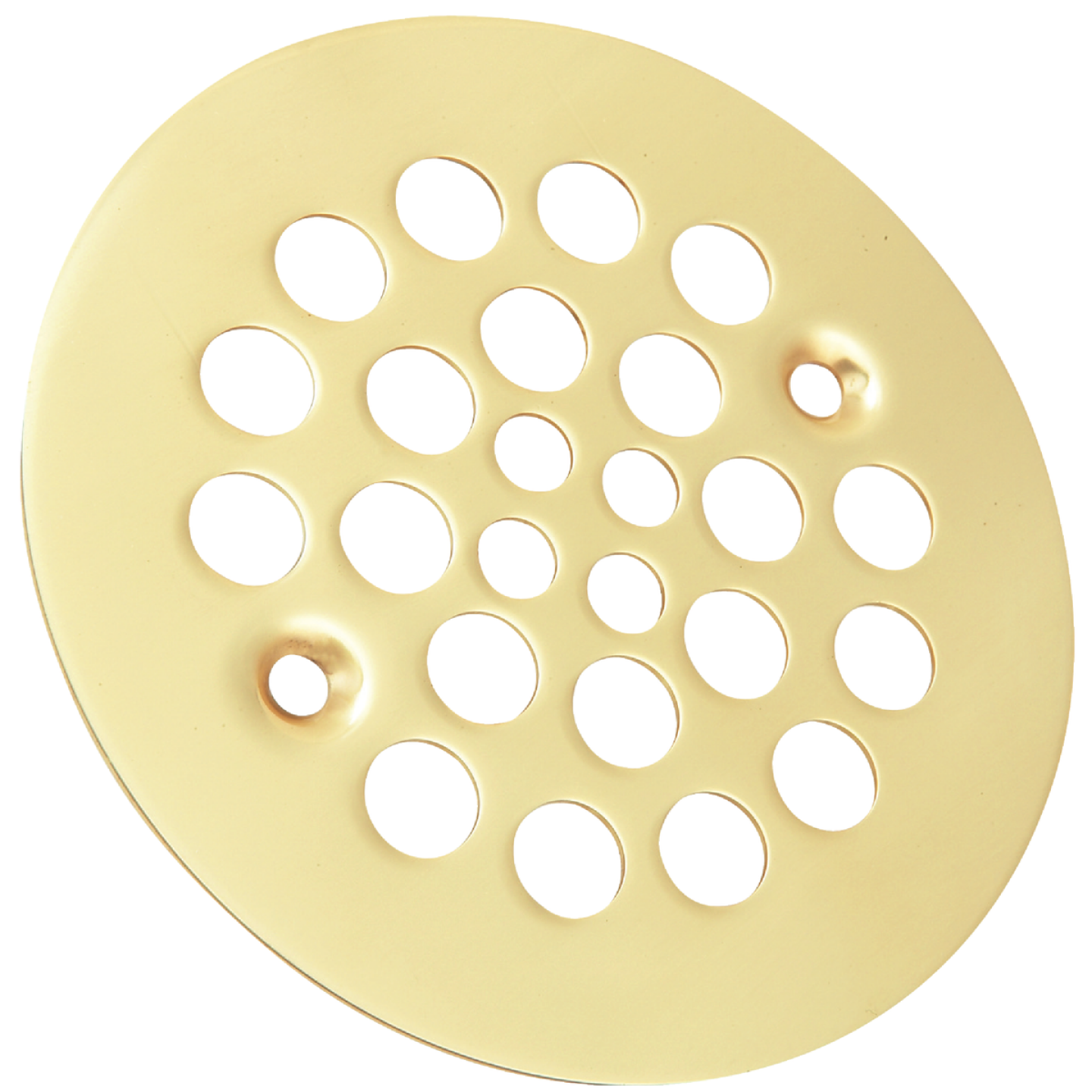 Do it 4-1/4 In. Polished Brass Shower Drain Strainer Image 1