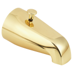 Do it 5-1/2 In. Polished Brass Bathtub Spout with Diverter Image 1