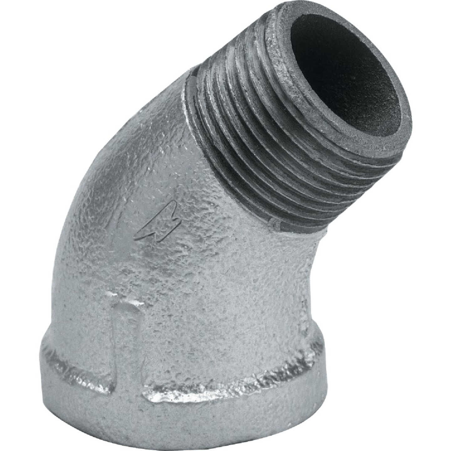 Anvil 1/4 In. 45 Deg. Street Galvanized Elbow (1/8 Bend) Image 1