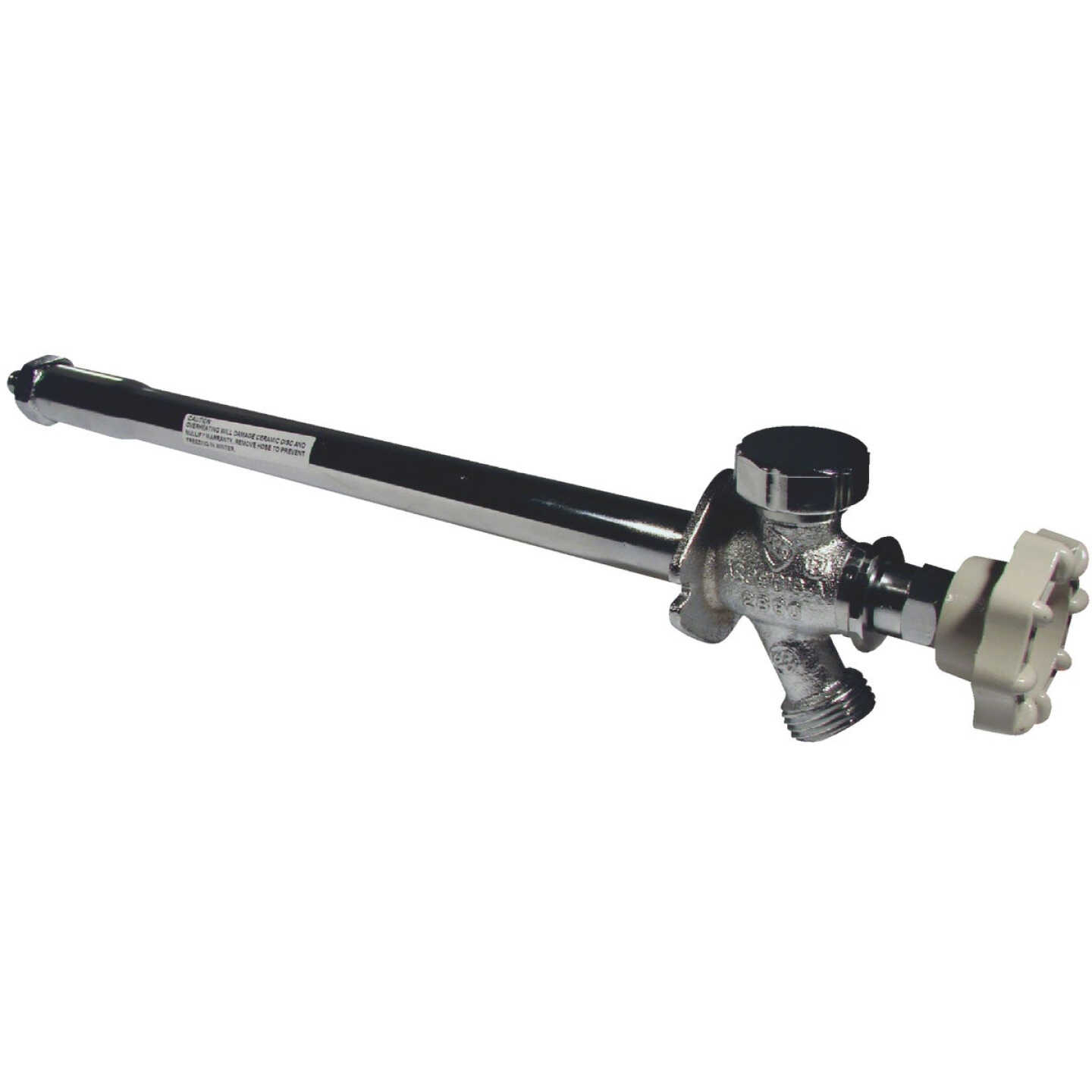 ProLine Chrome Plated Brass 1/2 In. PEX x 3/4 In. MHT 12 In. Frost Free Sillcock Image 1