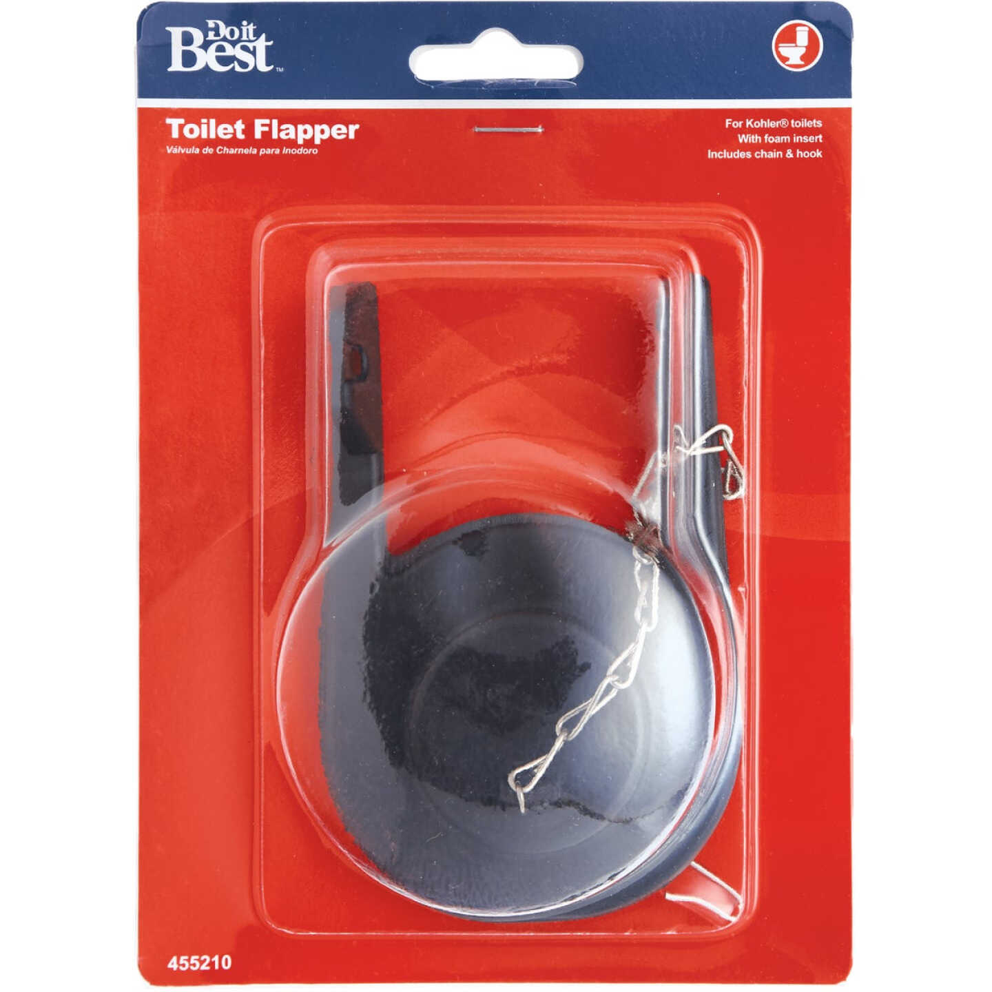 Do it Best Kohler 2 In. Flapper with Foam Insert and Chain Image 2