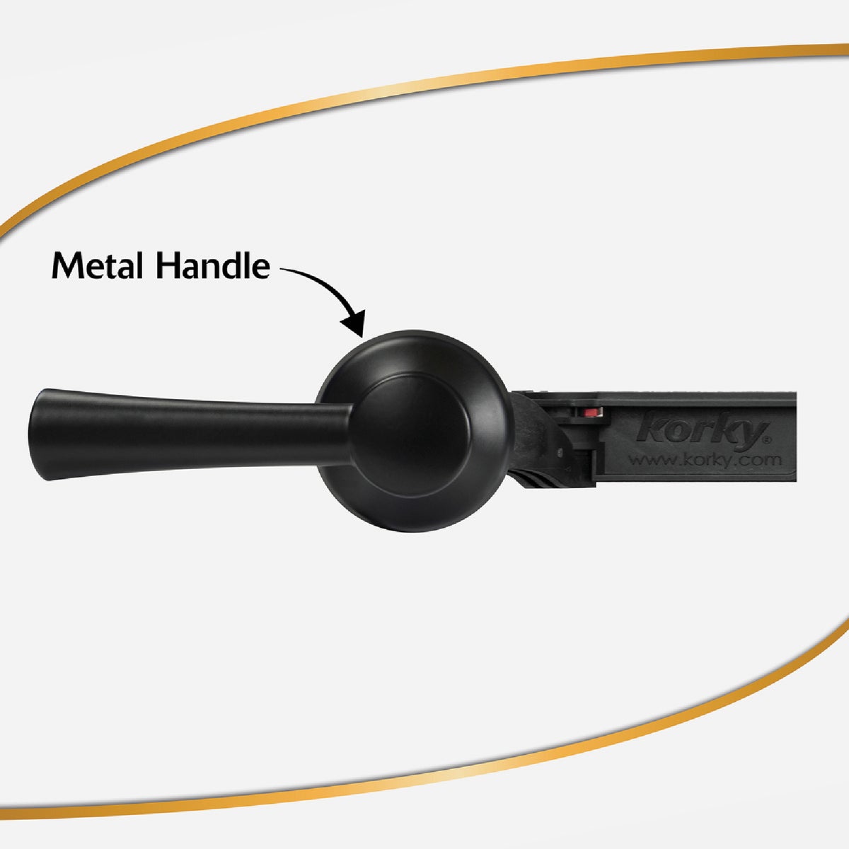 Korky StrongARM Universal Matte Black Tank Lever with Simple Handle Image 5