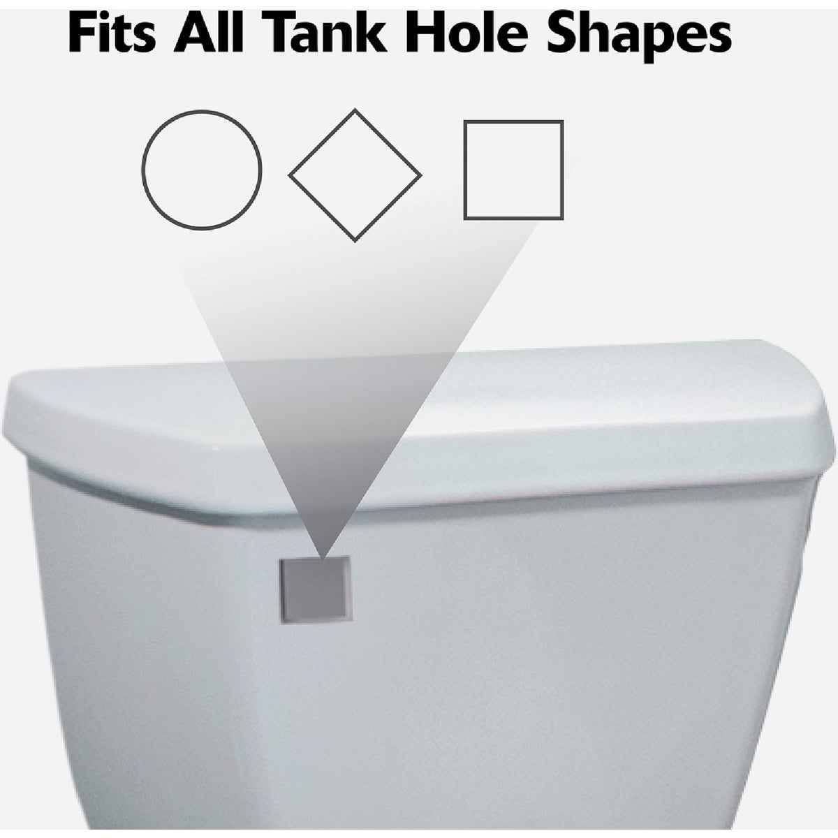 Korky StrongARM Universal Matte Black Tank Lever with Simple Handle Image 4