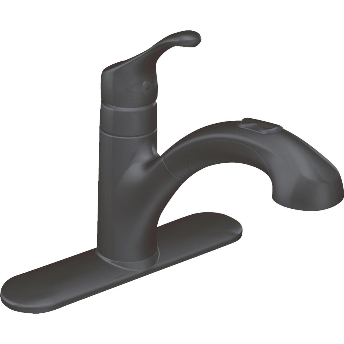 1H BLACK KITCHEN FAUCET