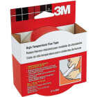 3M 1-1/2 In. x 15 Ft. High-Temperature Flue Tape, Silver Image 1