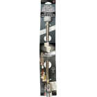 Keeney 5/8 In. x 12 In. Stainless Steel Quick Lock Toilet Supply Tube with Straight Quarter Turn Valve Image 2