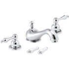 Home Impressions 4 In. To 12 In. Widespread 2-Handle Chrome Bathroom Faucet With Pop-Up Image 1