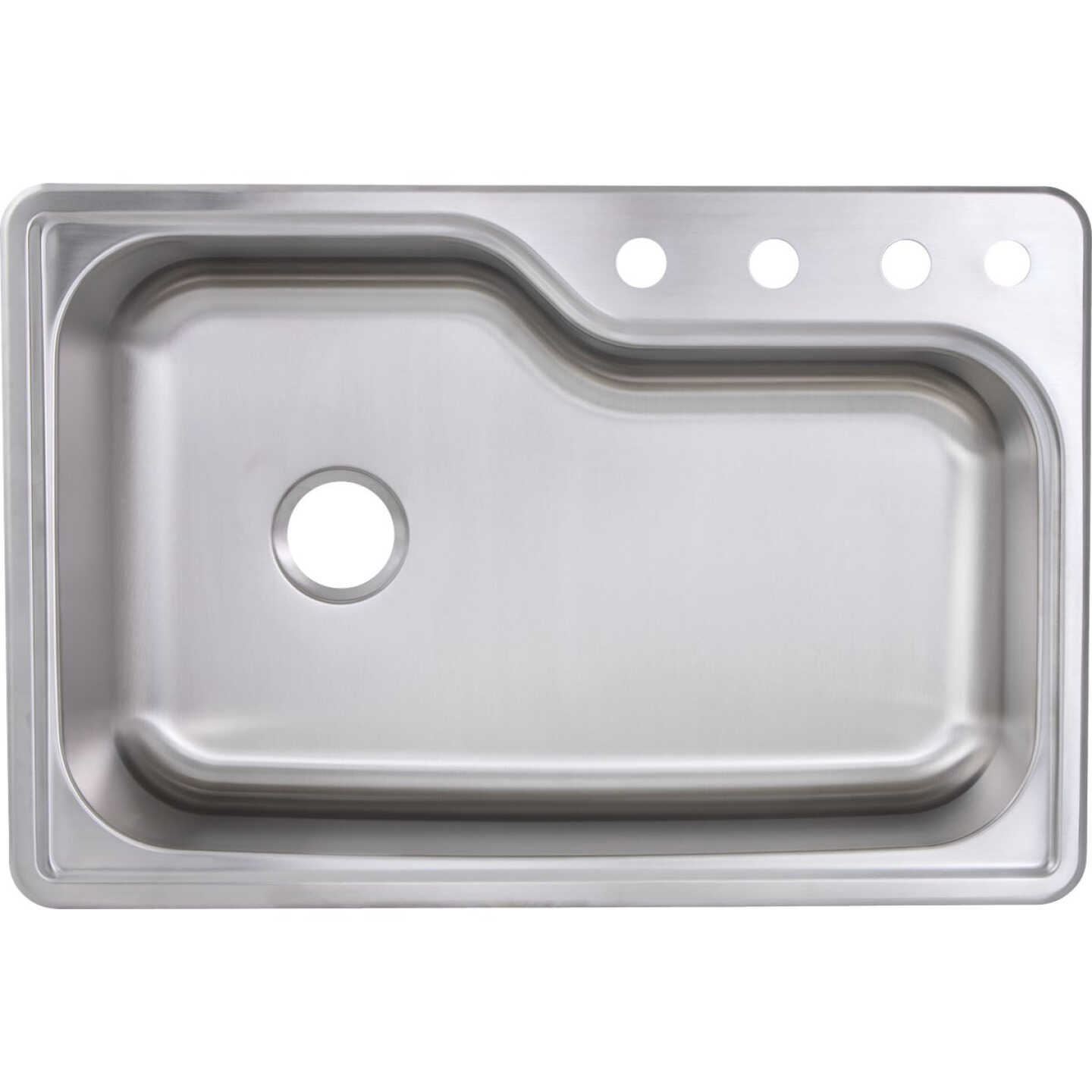 Stylebuilt 33 In. x 22 In. x 9 In. Single Bowl Top Mount Kitchen Sink Image 3