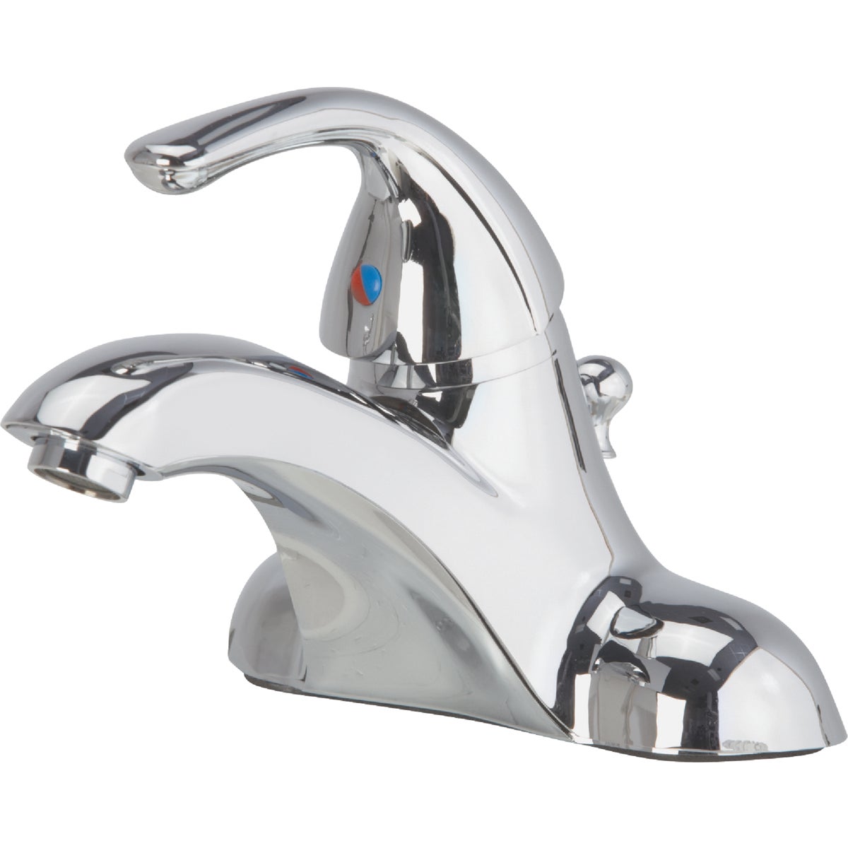 Home Impressions Chrome 1-Handle Lever 4 In. Centerset Bathroom Faucet with Pop-Up Image 1