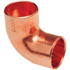 NIBCO 1 In. x 3/4 In. CxC 90 Deg. Reducing Copper Elbow (1/4 Bend) Image 1