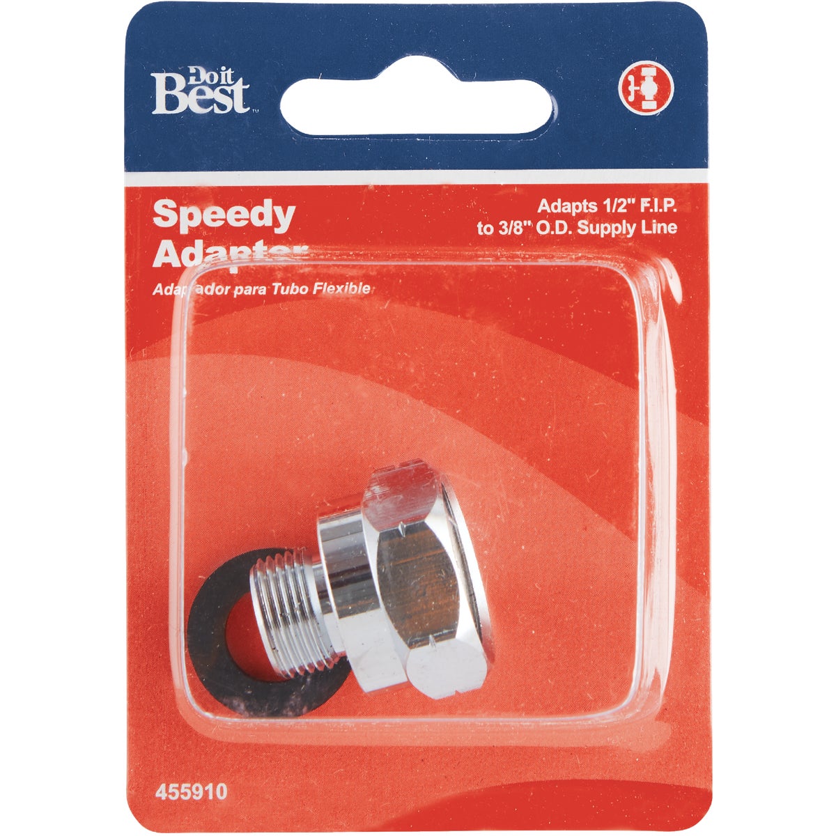 Do it Best 3/8 In. OD x 1/2 In. FIP Brass Adapter Image 2