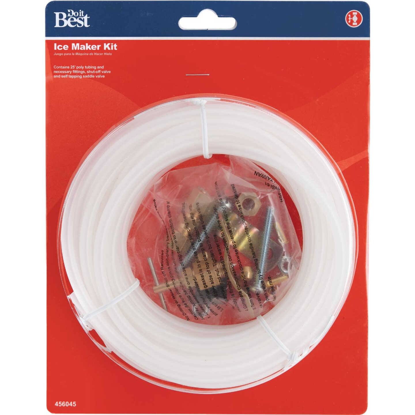 Do it Best 25 Ft. x 1/4 In. Poly Tubing Ice Maker Installation Kit Image 2