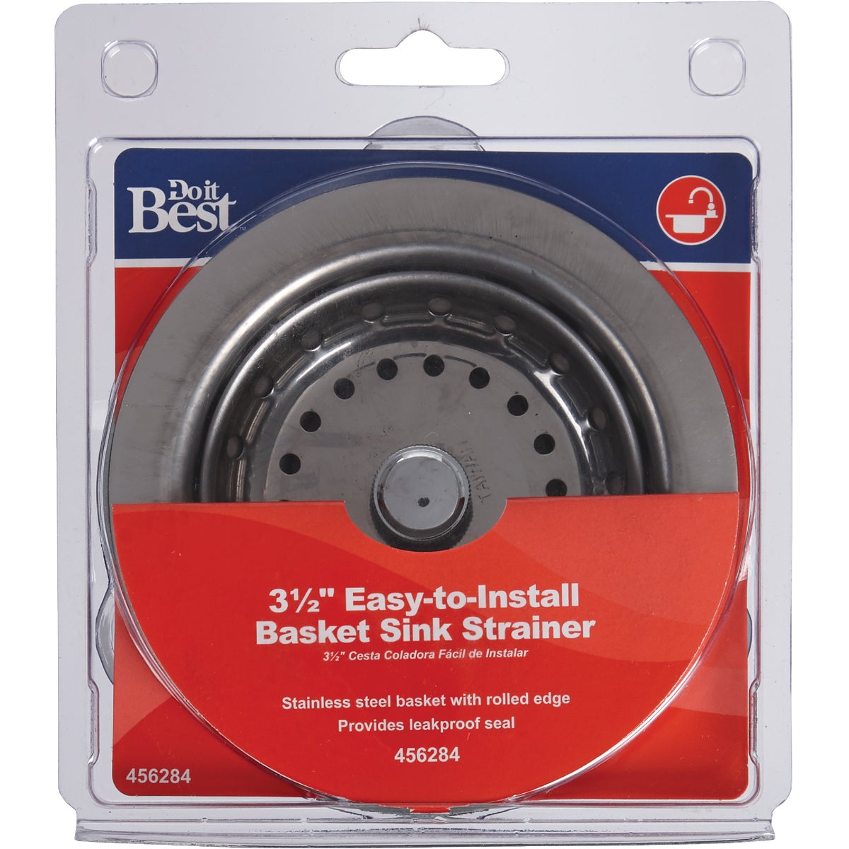 Do it 3-1/2 In. Stainless Steel Basket Strainer Assembly Image 2