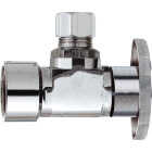 Do it Best 1/2 In. FIP x 7/16 In. OD or 1/2 In. OD Quarter Turn Angle Valve Image 1