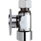 Do it Best 1/2 In. FIP x 7/16 In. OD or 1/2 In. OD Quarter Turn Straight Valve Image 1