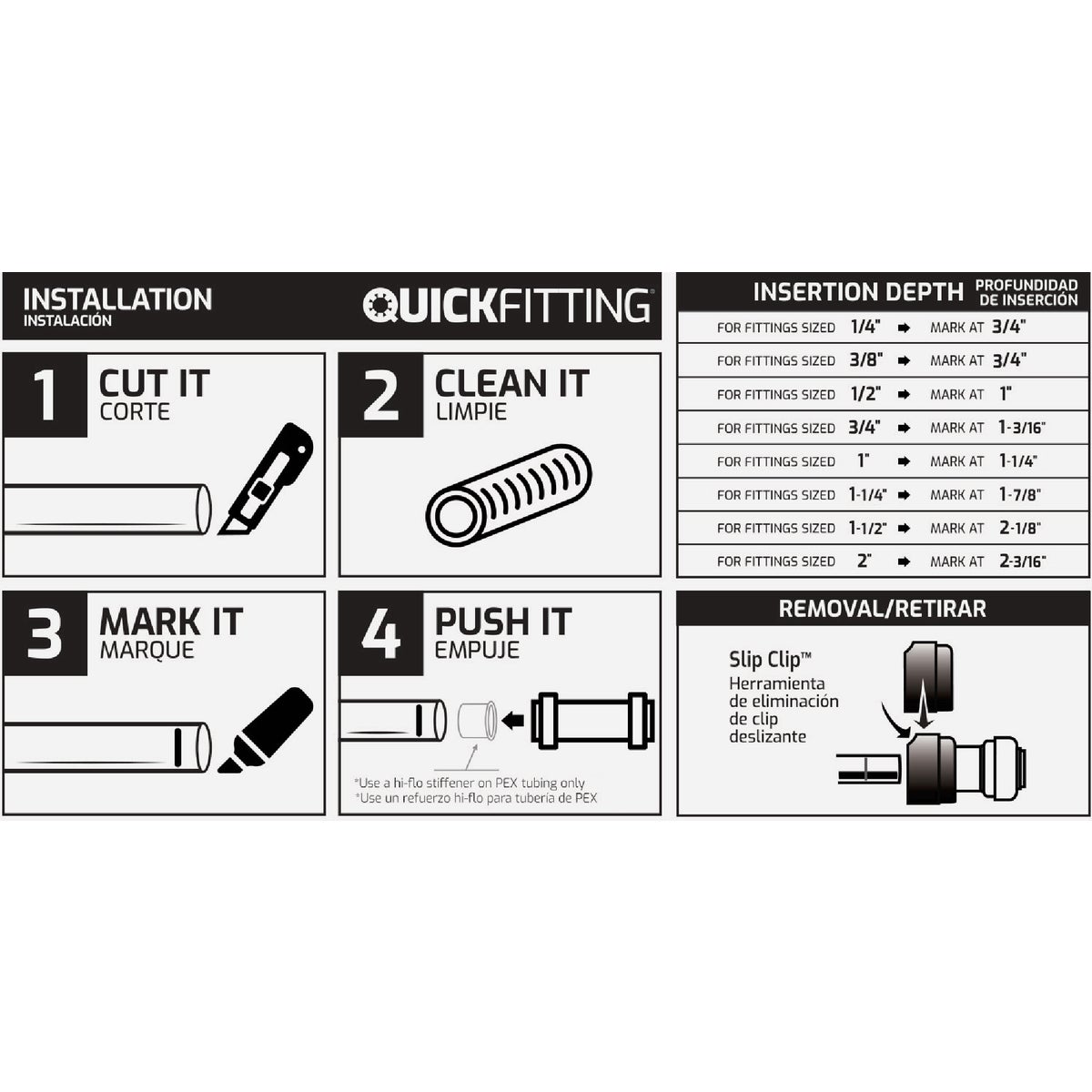 QuickFitting 3/4 In. Push-to-Connect Stainless Steel Full Port Ball Valve Image 4