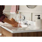 Moen Adler 1-Handle Lever Centerset Bathroom Faucet with Pop-Up, Chrome Image 3