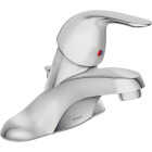 Moen Adler 1-Handle Lever Centerset Bathroom Faucet with Pop-Up, Chrome Image 1