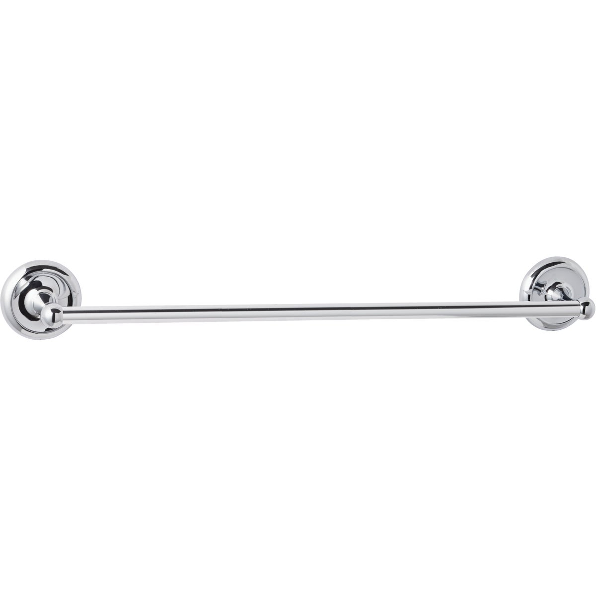 Home Impressions Aria Series 24 In. Polished Chrome Towel Bar Image 1
