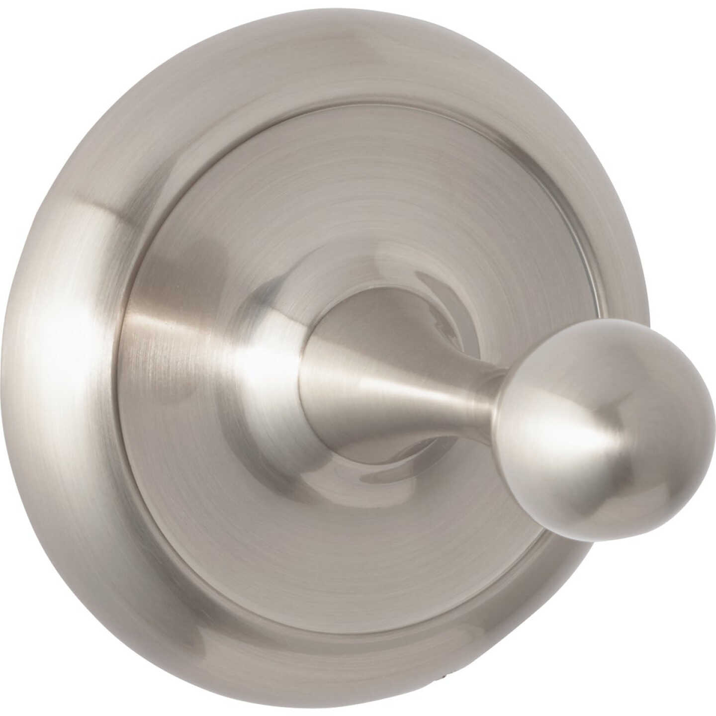 Home Impressions Aria Brushed Nickel Single Robe Hook Image 1