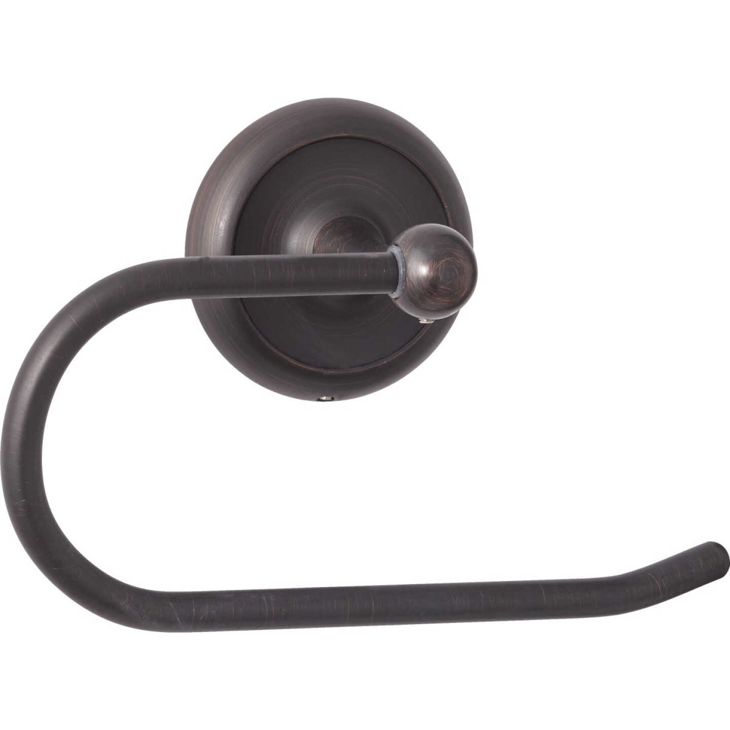 Home Impressions Aria Oil-Rubbed Bronze Single Post Wall Mount Toilet Paper Holder Image 1
