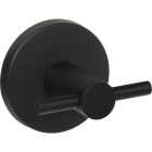 Home Impressions Triton Matte Black Robe Hook Image 1