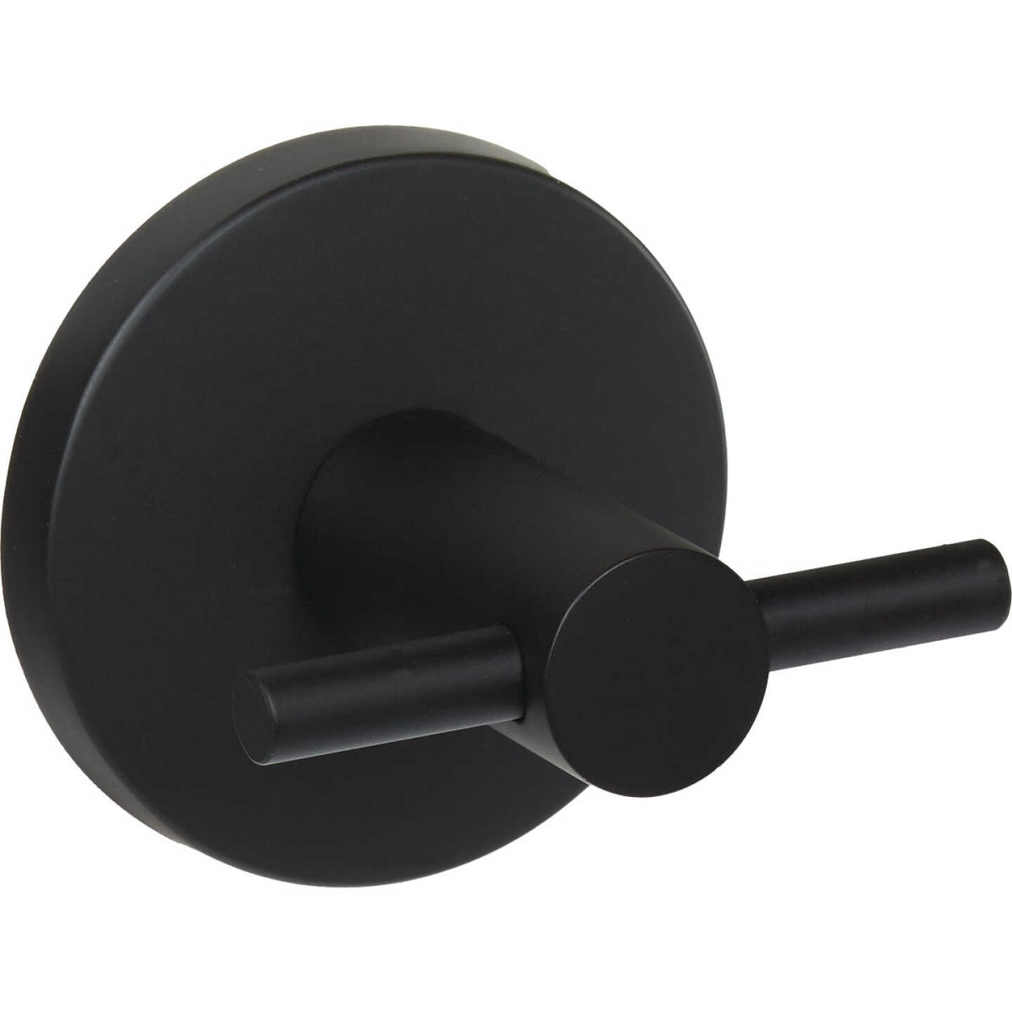 Home Impressions Triton Matte Black Robe Hook Image 1