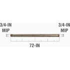 Southland 3/4 In. x 72 In. Carbon Steel Threaded Galvanized Pipe Image 2
