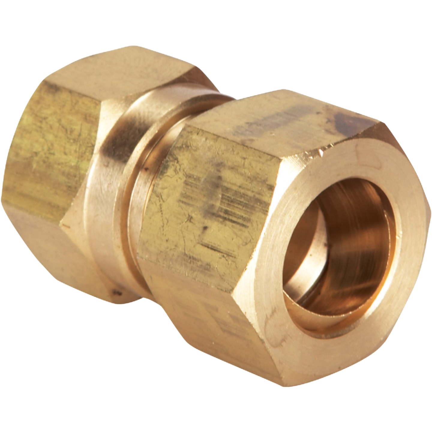 Do it 1/2 In. x 3/8 In. Brass Union Compression Adapter Image 1