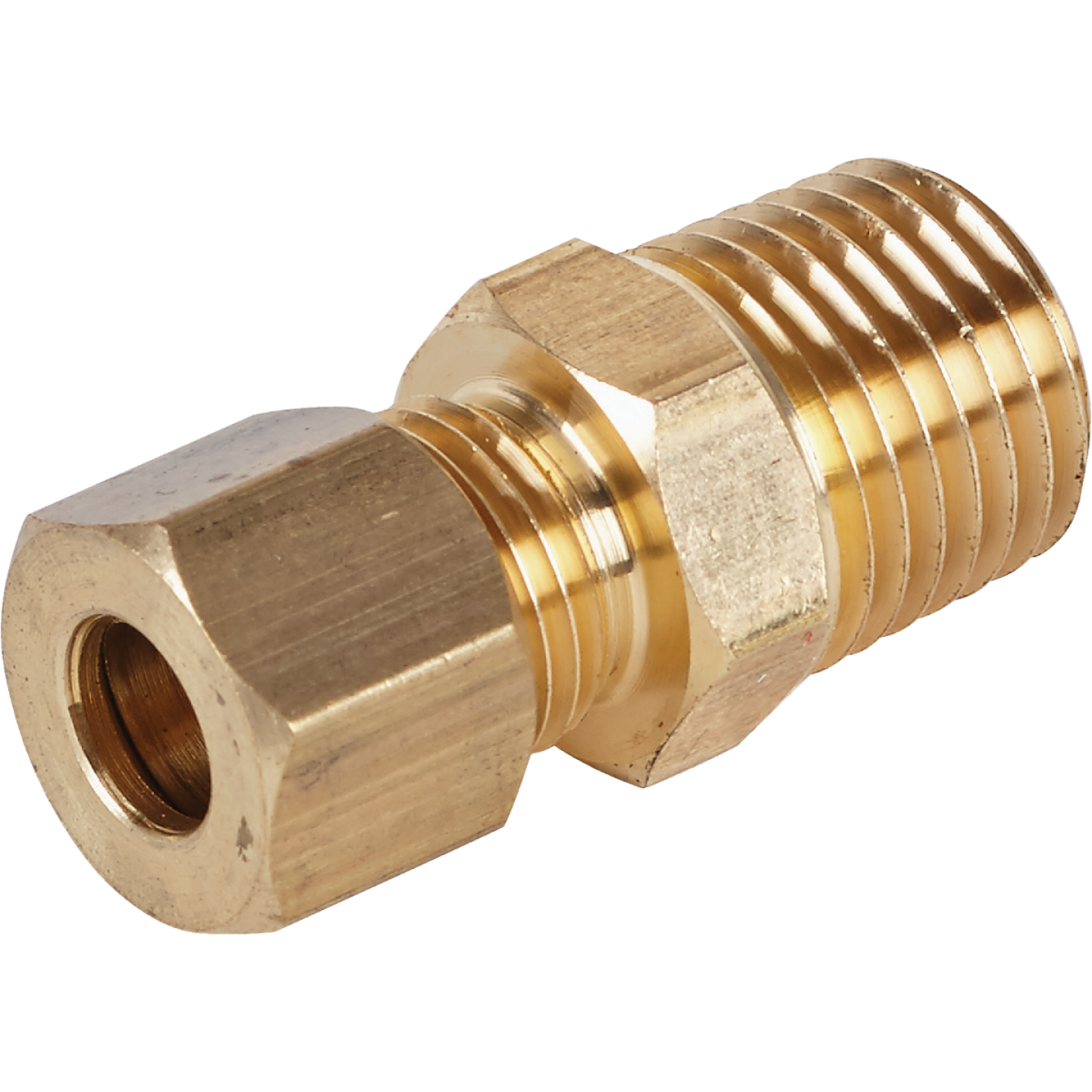 Do it 1/4 In. x 1/4 In. Brass Male Union Compression Adapter Image 1