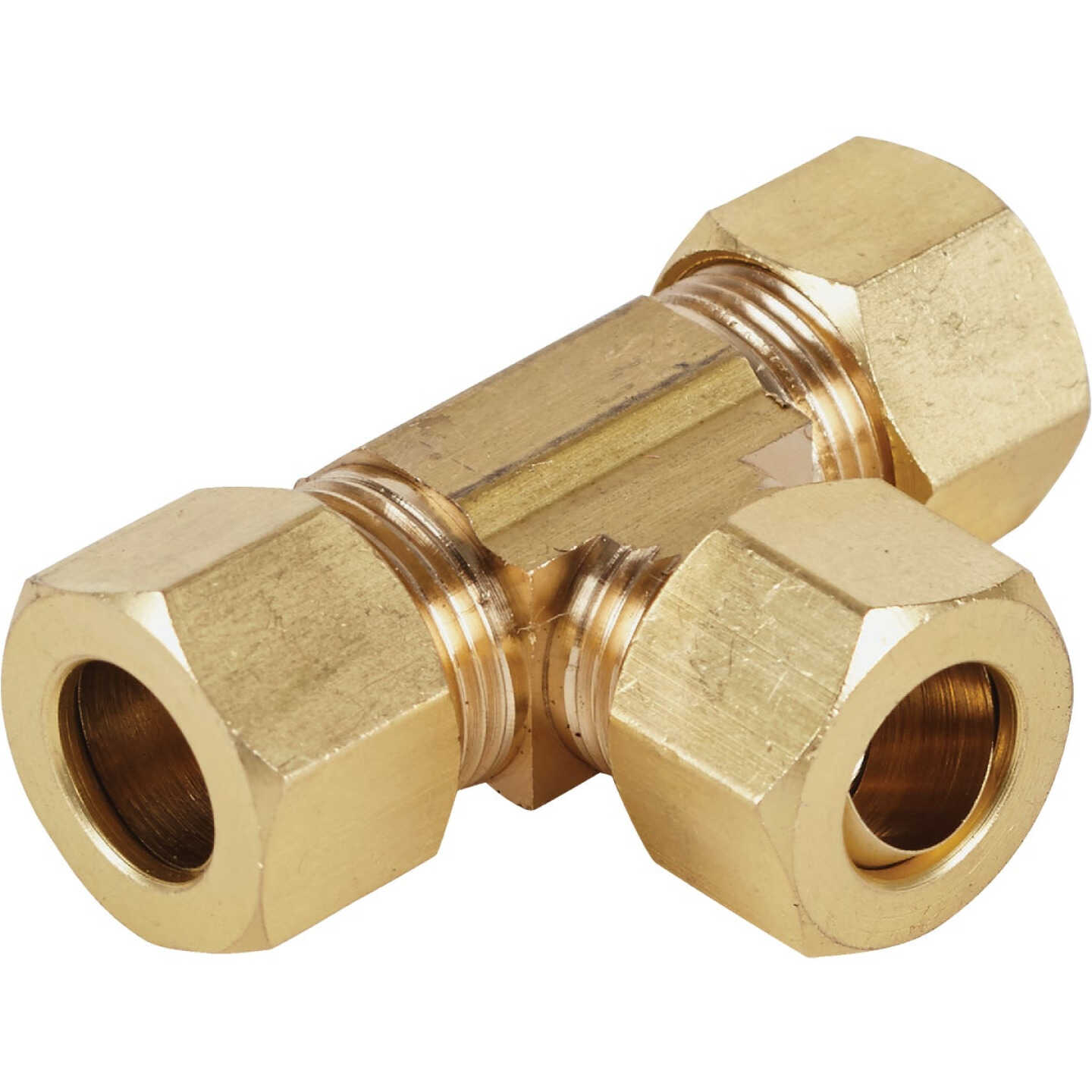 Do it 3/8 In. Compression Brass Tee Image 1