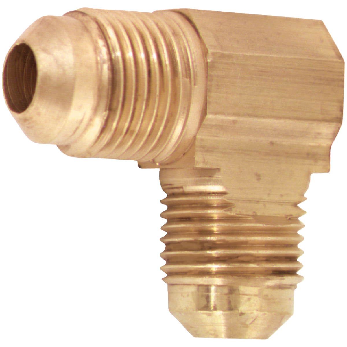 Do it 3/8 In. x 3/8 In. 90 Deg. 2-Way Low Lead Flare Brass Elbow (1/4 Bend) Image 1