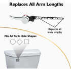 Korky Universal Chrome Flush Tank Lever with Plastic Handle Image 4