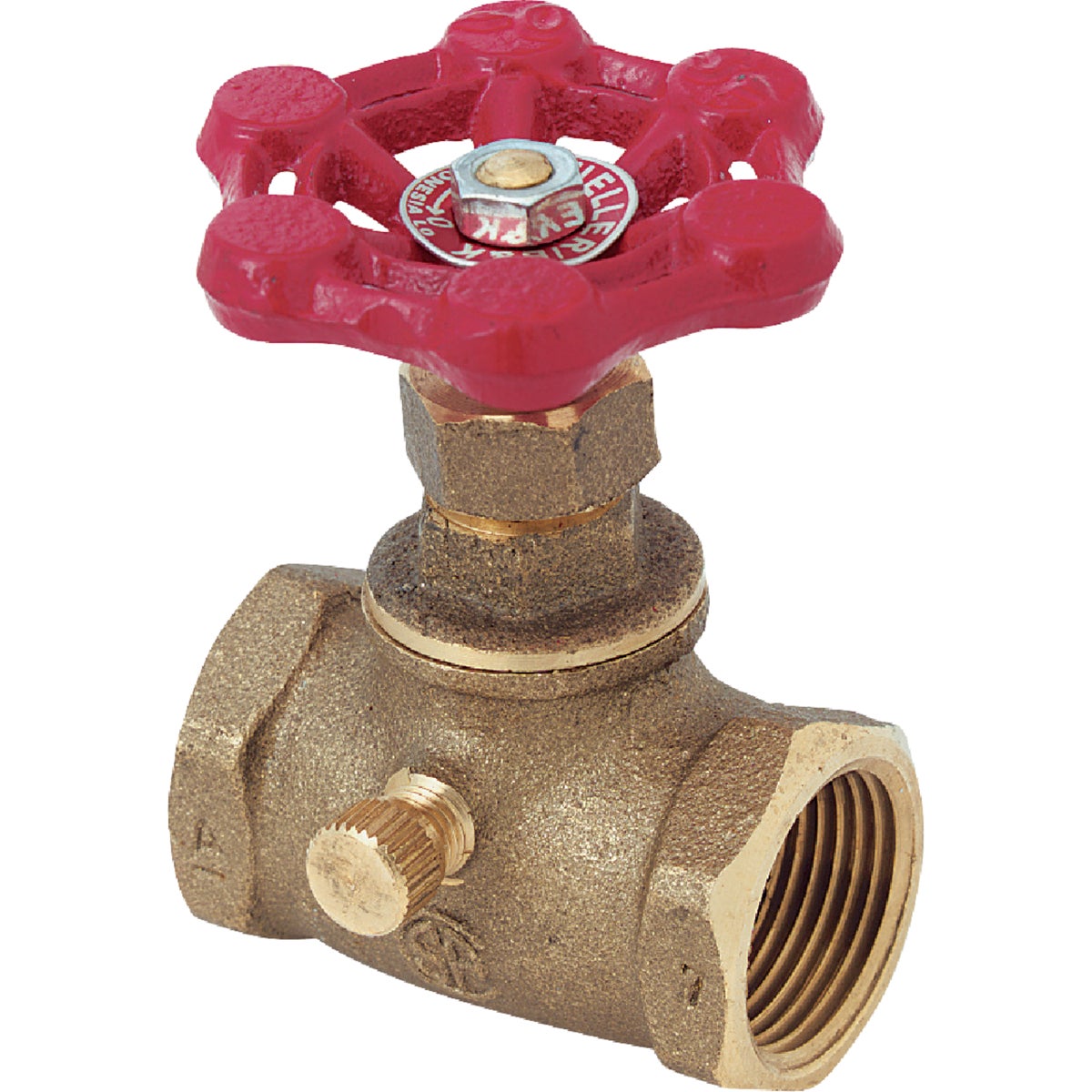 ProLine 1/2 In. FPT x 1/2 In. FPT Brass Stop and Waste Valve