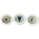 Home Impressions Acrylic Faucet Index Replacement Handle Button Image 1