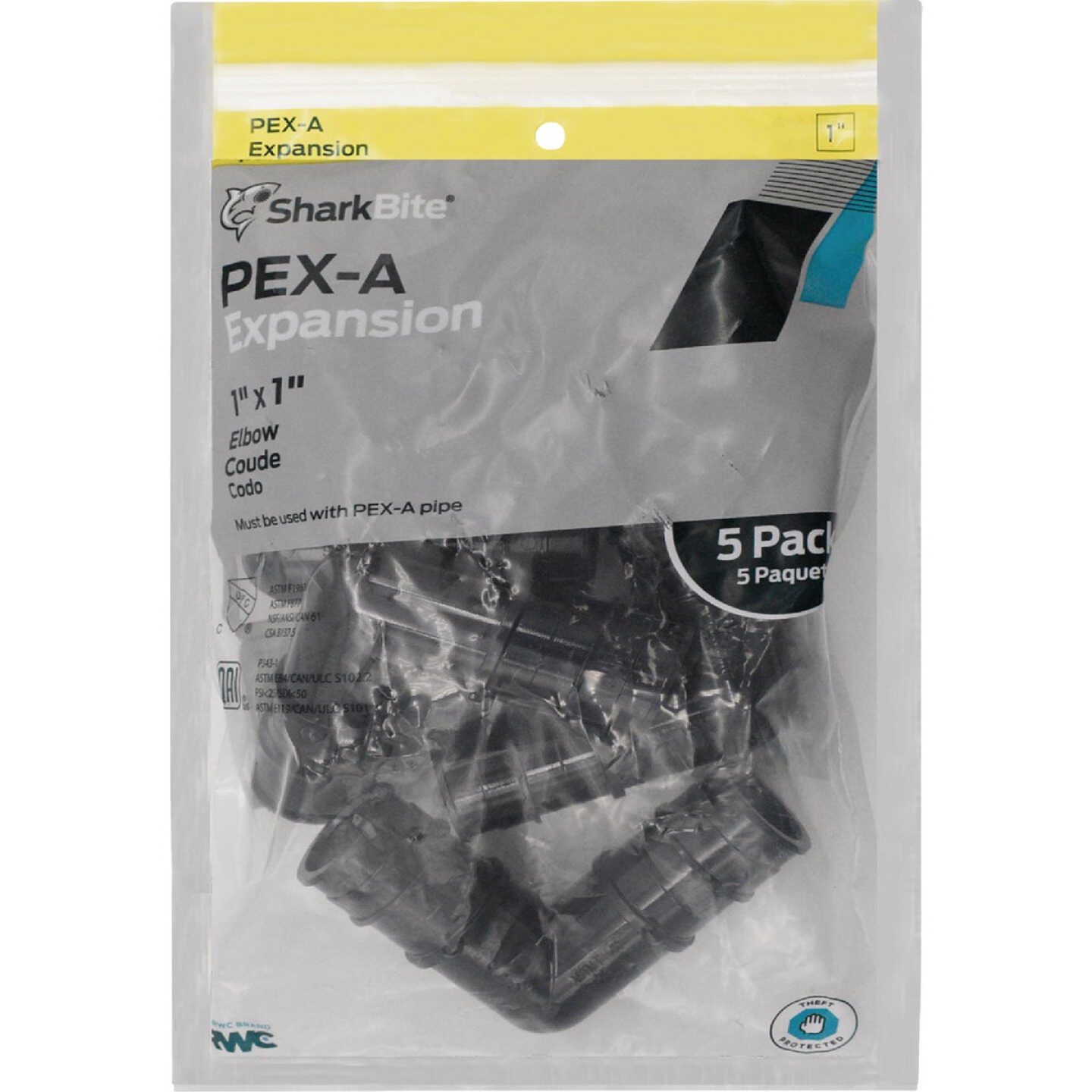 SharkBite 1 In. 90 Deg. Poly PEX-A Elbow (1/4 Bend) (5-Pack) Image 2