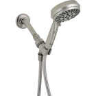 Home Impressions 6-Spray 1.8 GPM Handheld Shower Head, Brushed Nickel Image 1