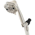 Oxygenics PowerSelect 7-Spray 1.75 GPM Handheld Shower Head, Brushed Nickel Image 1