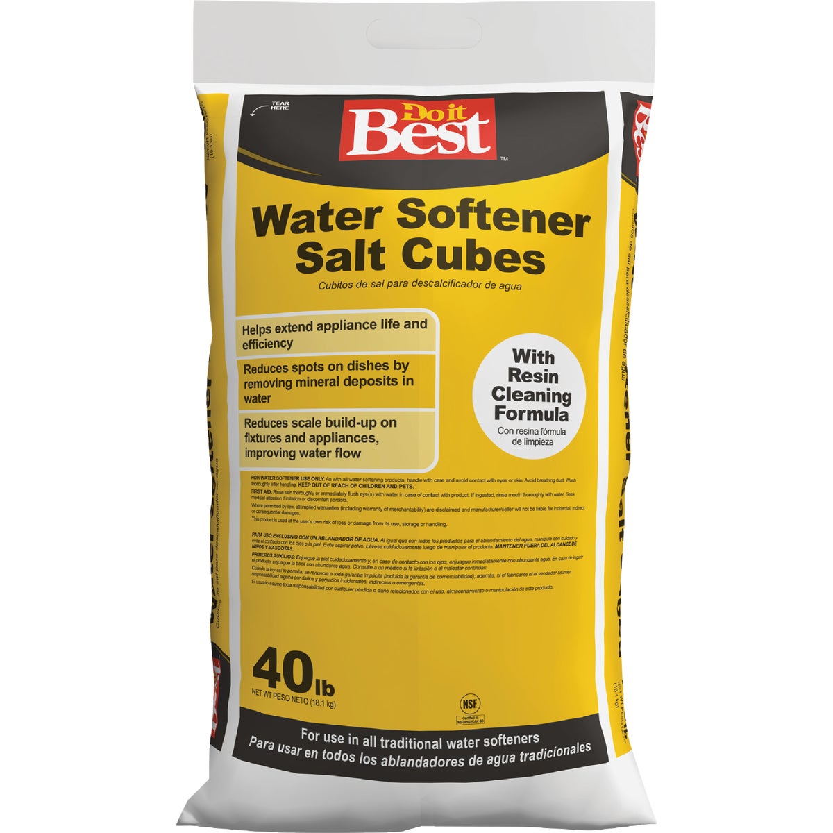 Do it Best 40 Lb. Water Softener Salt Cubes Image 4