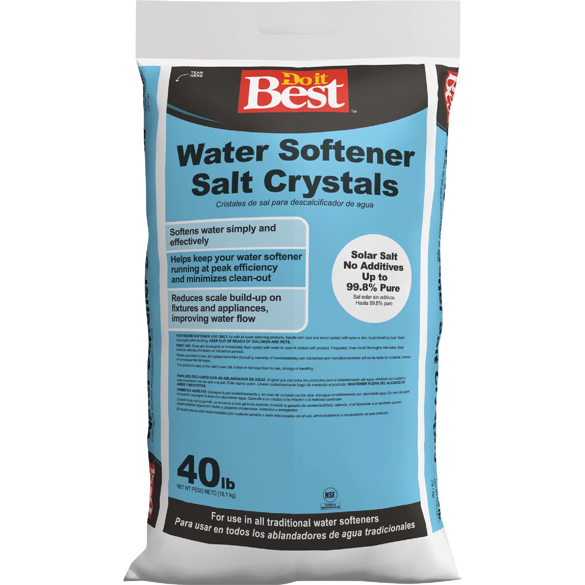 Do it Best 40 Lb. Extra-Coarse Water Softener Salt Crystals Image 4