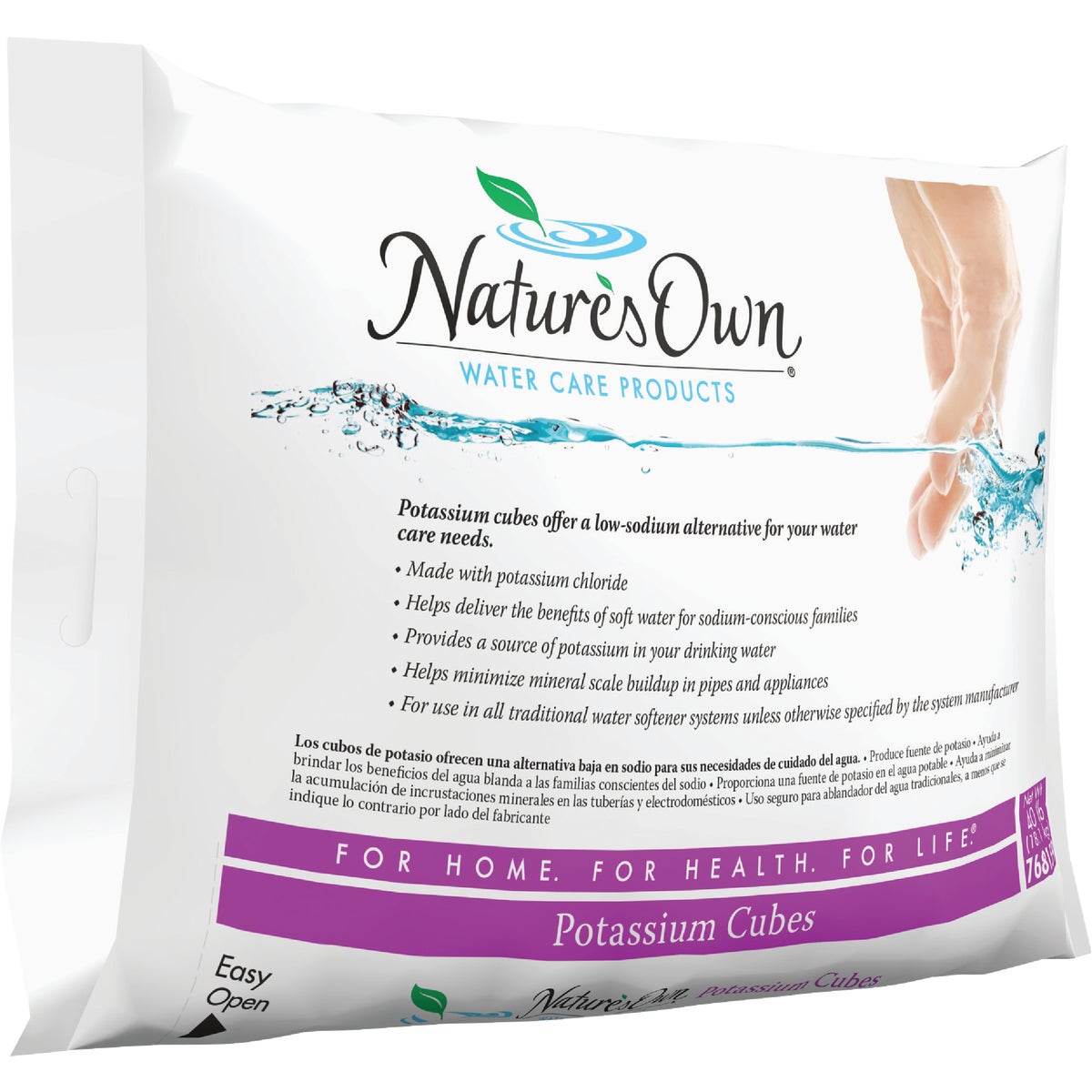 Nature's Own 40 Lb. Potassium Water Softener Salt Cubes Image 4