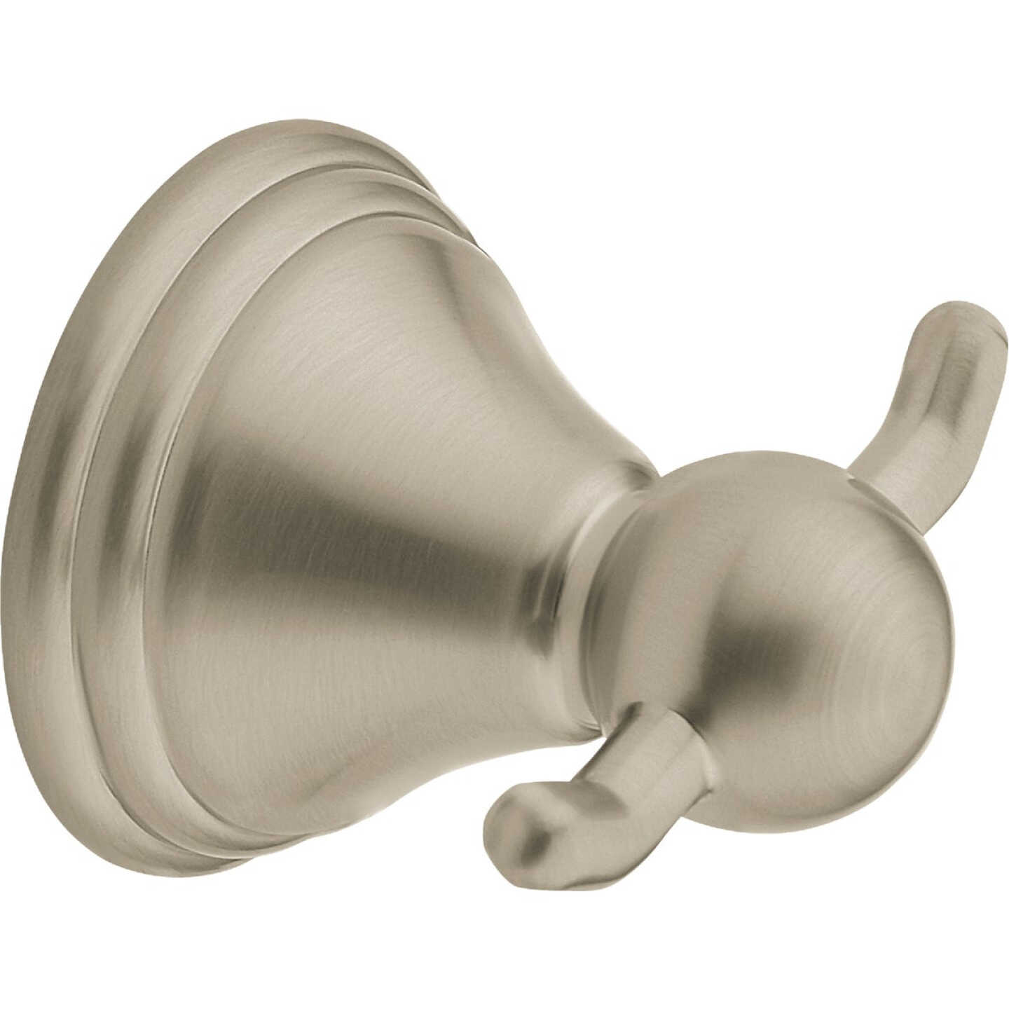 Moen Preston Double Robe Hook, Brushed Nickel Image 1