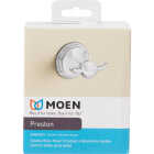 Moen Preston Double Robe Hook, Chrome Image 2
