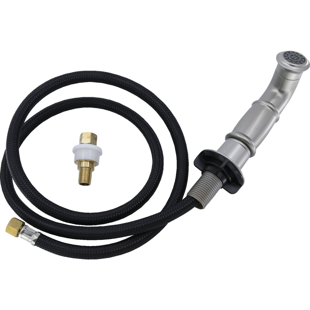 Danco 48 In. Brushed Nickel Side Sprayer & Hose Image 5