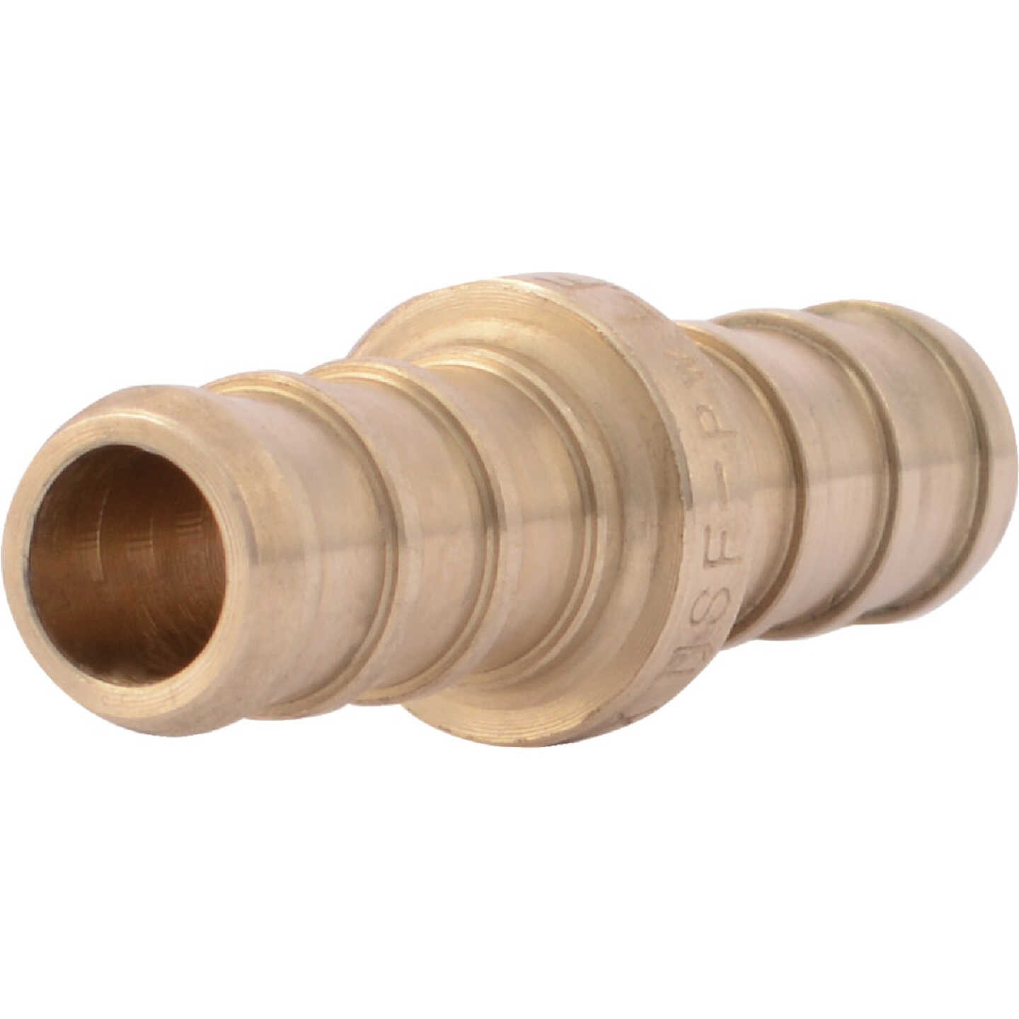 SharkBite Lead-Free Insert 3/8 In. Barb x 3/8 In. Barb Brass PEX Coupling Image 1
