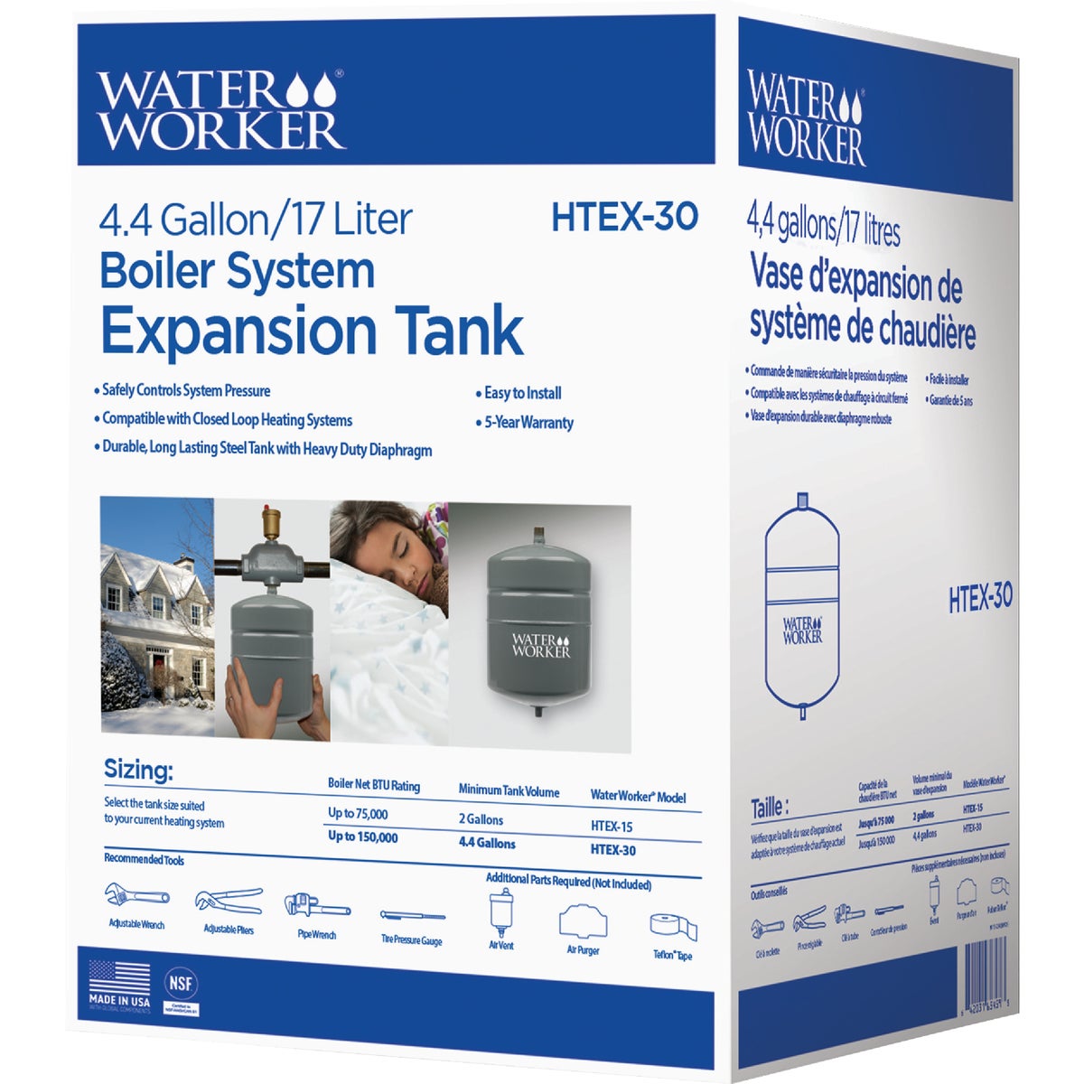 Water Worker 4.4 Gal. Boiler System Expansion Tank Image 2