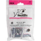 SharkBite 1/2 In. CF x 1/2 In. MPT Brass Straight Valve Image 2